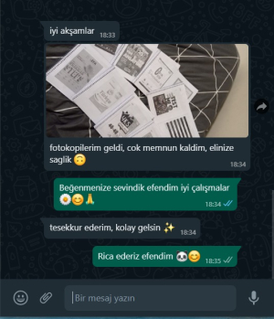 Panda Fotokopi & Baskı Merkezi Sizden Gelenler