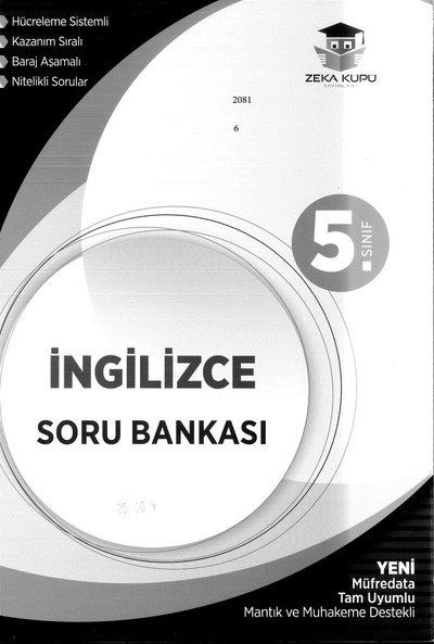 İNGİLİZCE SORU BANKASI