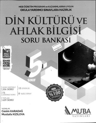 DİN KÜLTÜRÜ VE AHLAK BİLGİSİ SORU BANKASI Panda Fotokopi & Baskı Merkezi