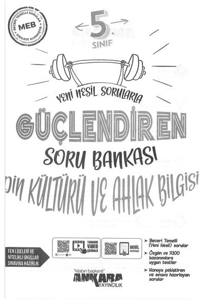 DİN KÜLTÜRÜ VE AHLAK BİLGİSİ SORU BANKASI Panda Fotokopi & Baskı Merkezi