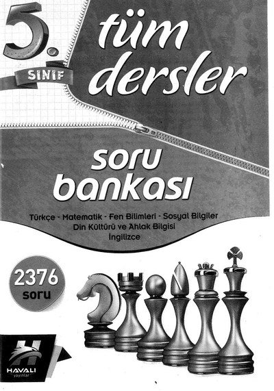 TÜM DERSLER SORU BANKASI Panda Fotokopi & Baskı Merkezi