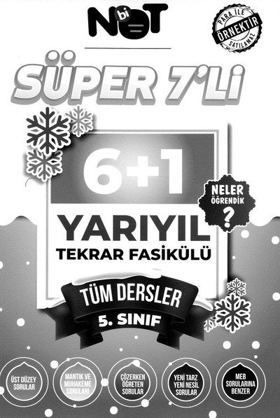 6+1 YARIYIL TEKRAR FASİKÜLÜ Panda Fotokopi & Baskı Merkezi