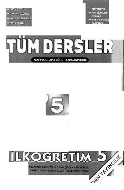 TÜM DERSLER