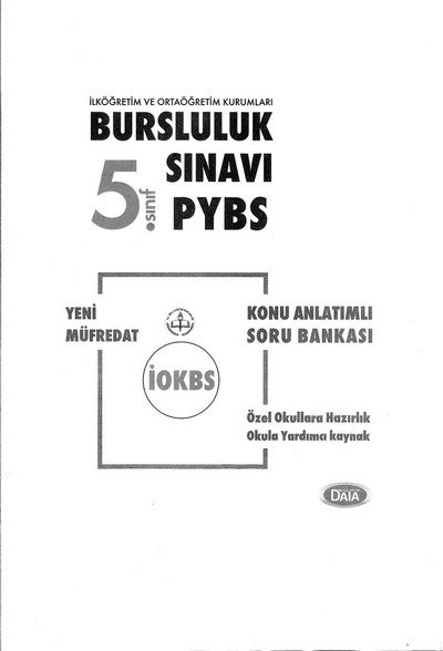BURSLULUK SINAVI PYBS KONU ANLATIMLI SORU BANKASI