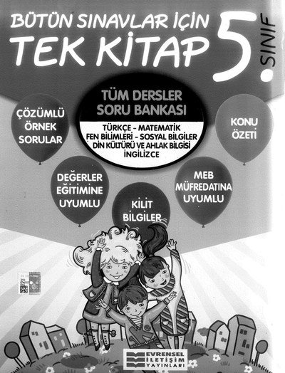 BÜTÜN SINAVLAR İÇİN TEK KİTAP TÜM DERSLER SORU BANKASI Panda Fotokopi & Baskı Merkezi