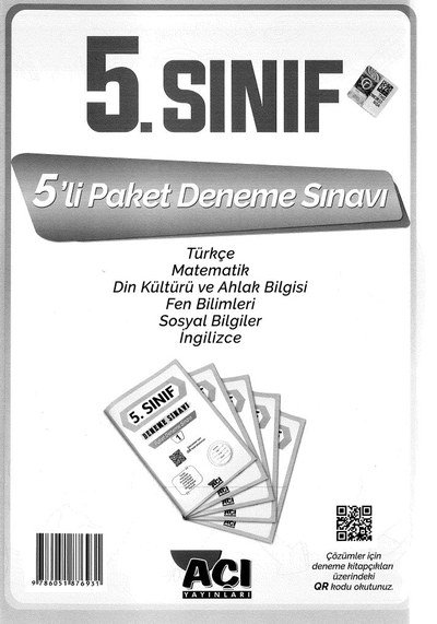 5'Lİ PAKET DENEME SINAVI