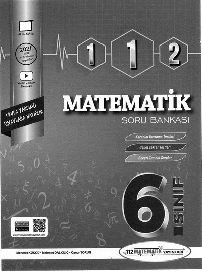 112 MATEMATİK SORU BANKASI Panda Fotokopi & Baskı Merkezi