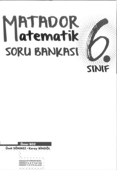 MATADOR MATEMATİK SORU BANKASI