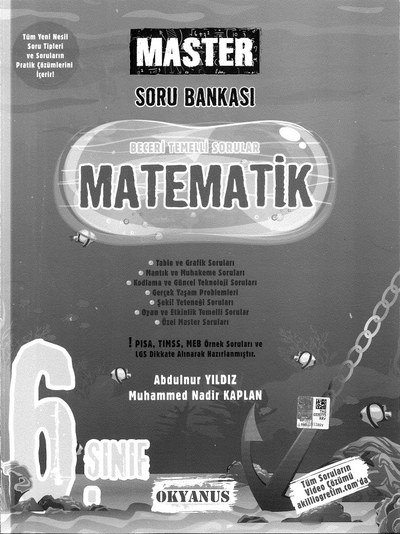MASTER MATEMATİK SORU BANKASI Panda Fotokopi & Baskı Merkezi
