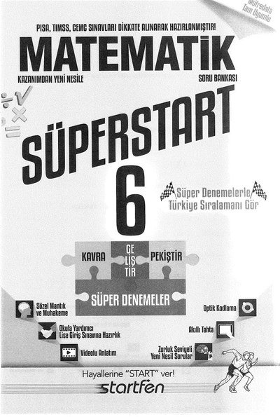MATEMATİK SÜPERSTART SORU BANKASI Panda Fotokopi & Baskı Merkezi