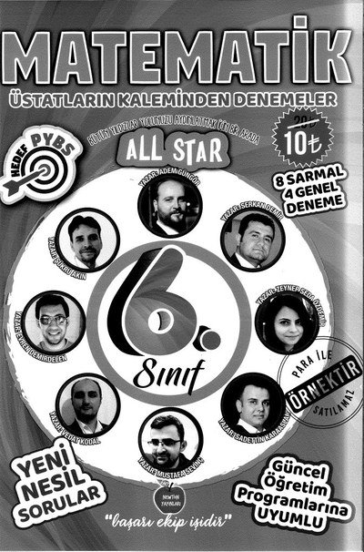 MATEMATİK ÜSTATLARIN KALEMİNDEN DENEMELER Panda Fotokopi & Baskı Merkezi