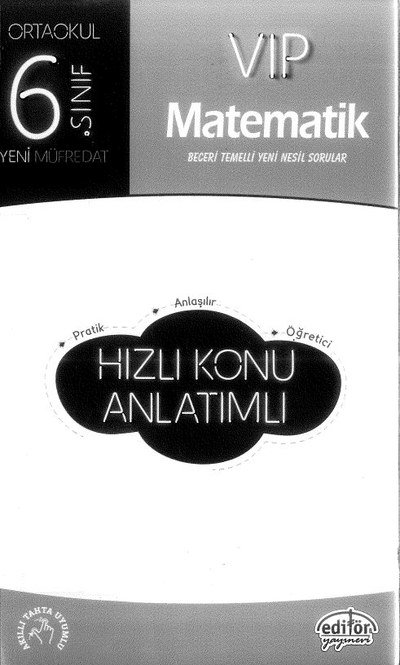 VIP MATEMATİK HIZLI KONU ANLATIMLI Panda Fotokopi & Baskı Merkezi