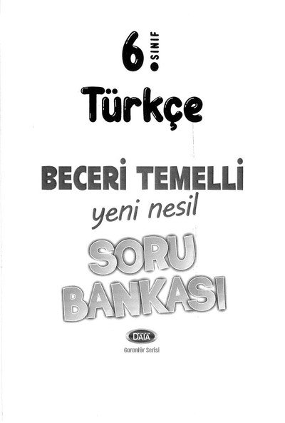 TÜRKÇE SORU BANKASI Panda Fotokopi & Baskı Merkezi