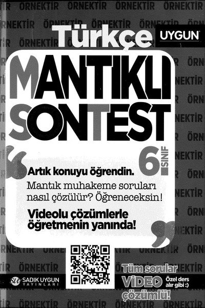 TÜRKÇE MANTIKLI SONTEST Panda Fotokopi & Baskı Merkezi