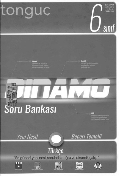 DİNAMO SORU BANKASI TÜRKÇE Panda Fotokopi & Baskı Merkezi