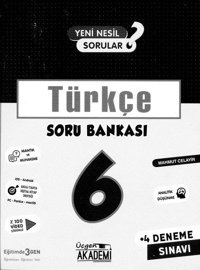 TÜRKÇE SORU BANKASI Panda Fotokopi & Baskı Merkezi