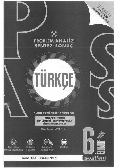 PROBLEM ANALİZ SENTEZ SONUÇ TÜRKÇE Panda Fotokopi & Baskı Merkezi