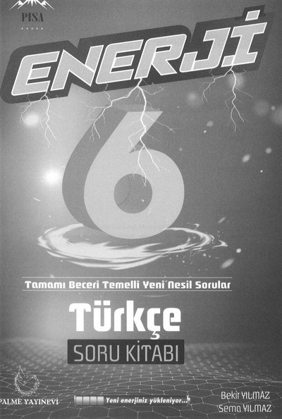 ENERJİ TÜRKÇE SORU KİTABI