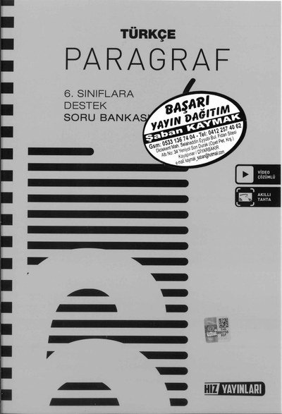 TÜRKÇE PARAGRAF SORU BANKASI Panda Fotokopi & Baskı Merkezi
