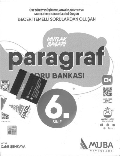 MUTLAK BAŞARI PARAGRAF SORU BANKASI Panda Fotokopi & Baskı Merkezi