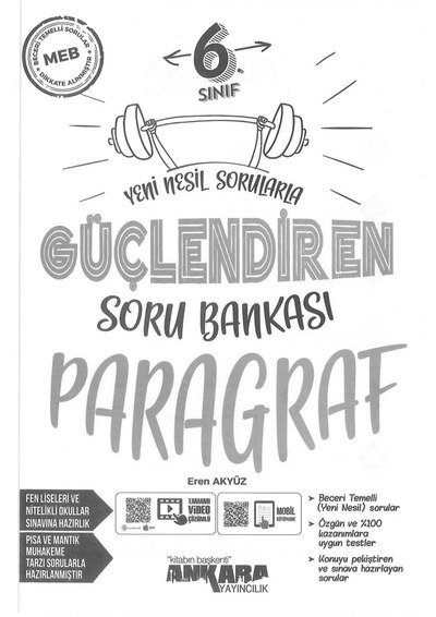YENİ NESİL SORULARLA GÜÇLENDİREN PARAGRAF SORU BANKASI