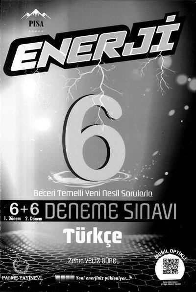 ENERJİ 6+6 DENEME SINAVI TÜRKÇE Panda Fotokopi & Baskı Merkezi