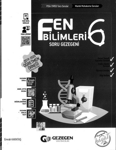 FEN BİLİMLERİ SORU GEZEGENİ Panda Fotokopi & Baskı Merkezi