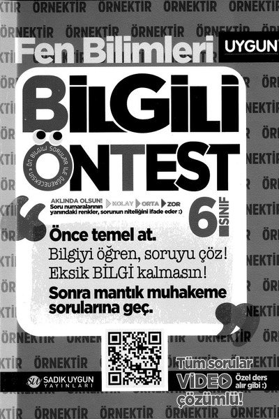 FEN BİLİMLERİ BİLGİLİ ÖNTEST