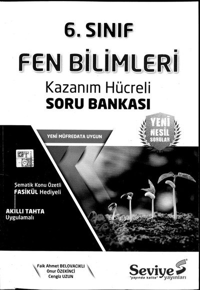 FEN BİLİMLERİ KAZANIM HÜCRELİ SORU BANKASI Panda Fotokopi & Baskı Merkezi