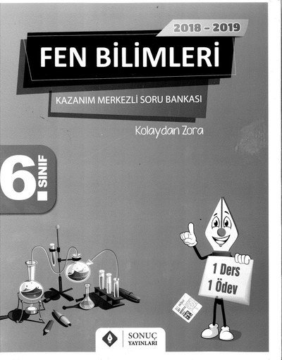 FEN BİLİMLERİ KAZANIM MERKEZLİ SORU BANKASI Panda Fotokopi & Baskı Merkezi
