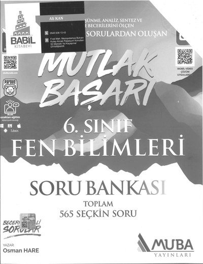 MUTLAK BAŞARI FEN BİLİMLERİ SORU BANKASI Panda Fotokopi & Baskı Merkezi