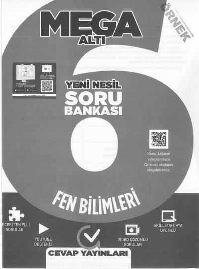 MEGA ALTI SORU BANKASI FEN BİLİMLERİ Panda Fotokopi & Baskı Merkezi