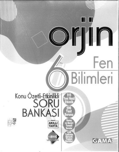 ORJİN FEN BİLİMLERİ SORU BANKASI