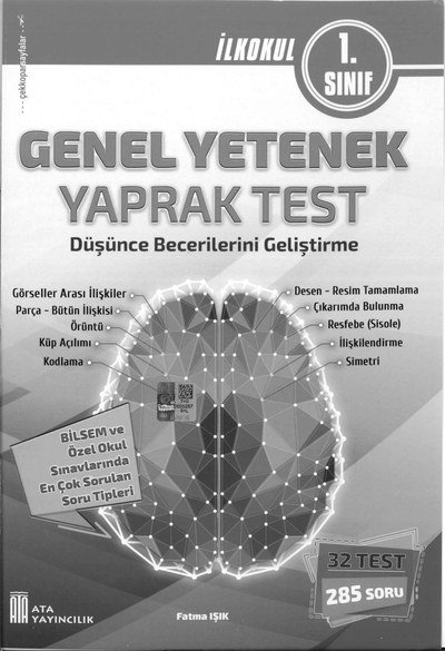 GENEL YETENEK YAPRAK TEST Panda Fotokopi & Baskı Merkezi