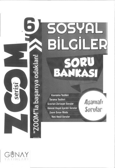 SOSYAL BİLGİLER SORU BANKASI Panda Fotokopi & Baskı Merkezi