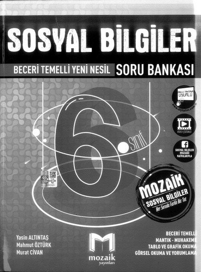 SOSYAL BİLGİLER BECERİ TEMELLİ SORU BANKASI Panda Fotokopi & Baskı Merkezi