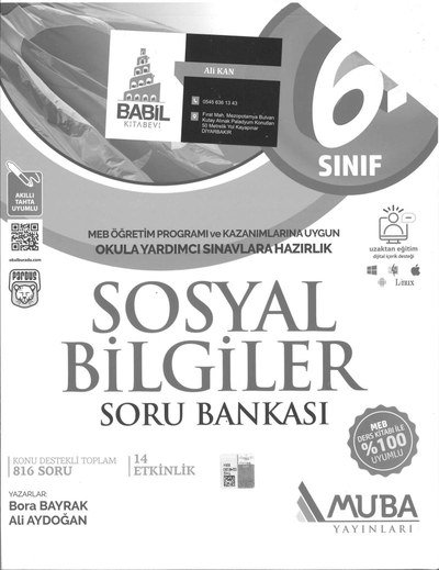 SOSYAL BİLGİLER SORU BANKASI