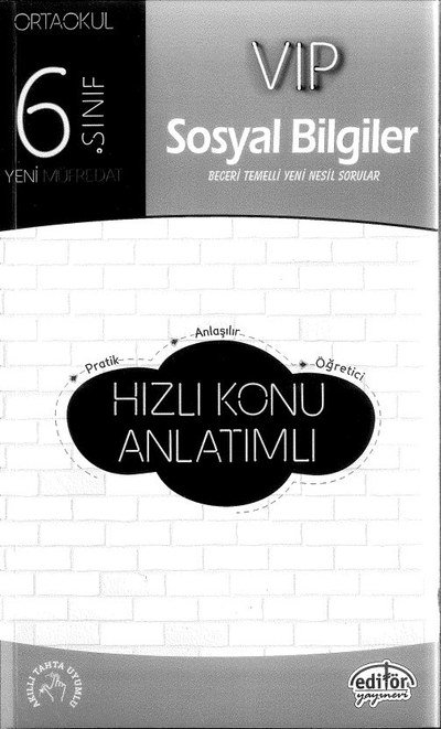 VIP SOSYAL BİLGİLER HIZLI KONU ANLATIMLI Panda Fotokopi & Baskı Merkezi