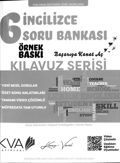 İNGİLİZCE SORU BANKASI KILAVUZ SERİSİ Panda Fotokopi & Baskı Merkezi