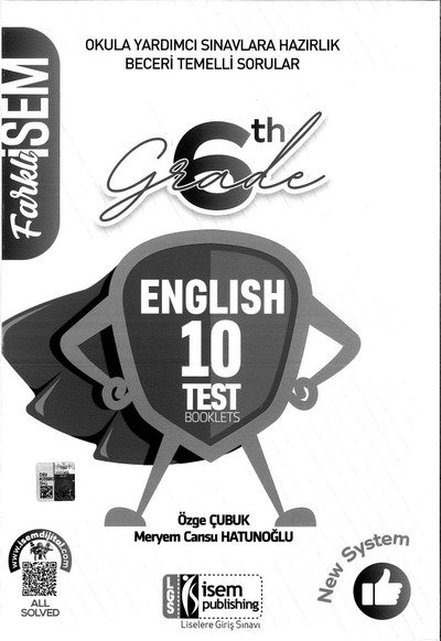 ENGLISH 10 TEST BOOKLETS Panda Fotokopi & Baskı Merkezi