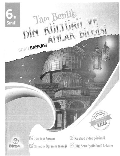 TAM BENLİK DİN KÜLTÜRÜ VE AHLAK BİLGİSİ SORU BANKASI
