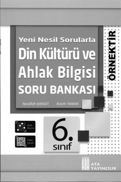 DİN KÜLTÜRÜ VE AHLAK BİLGİSİ SORU BANKASI Panda Fotokopi & Baskı Merkezi