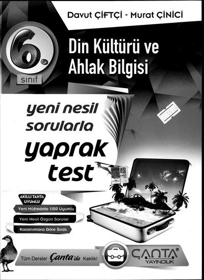 DİN KÜLTÜRÜ VE AHLAKA BİLGİSİ YAPRAK TEST Panda Fotokopi & Baskı Merkezi