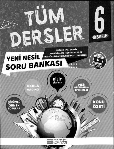 TÜM DERSLER SORU BANKASI Panda Fotokopi & Baskı Merkezi