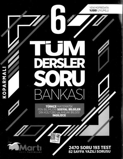 TÜM DERSLER SORU BANKASI Panda Fotokopi & Baskı Merkezi