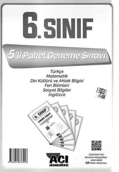 5'Lİ PAKET DENEME SINAVII