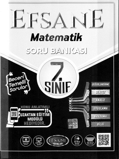 EFSANE MATEMATİK SORU BANKASI Panda Fotokopi & Baskı Merkezi