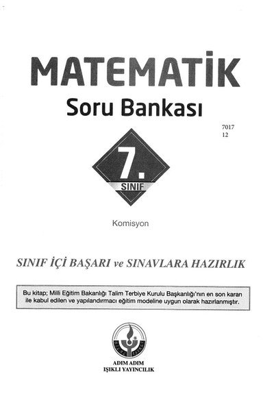 MATEMATİK SORU BANKASI Panda Fotokopi & Baskı Merkezi