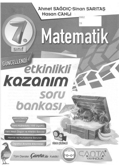 MATEMATİK ETKİNLİKLİ KAZANIM SORU BANKASI