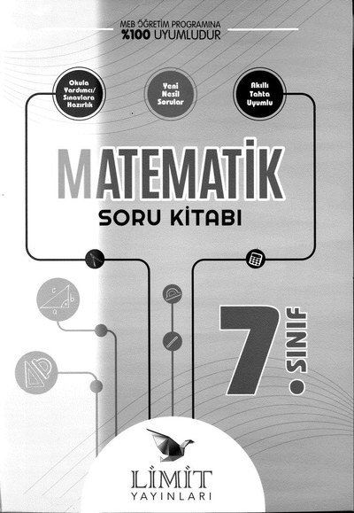 MATEMATİK SORU KİTABI